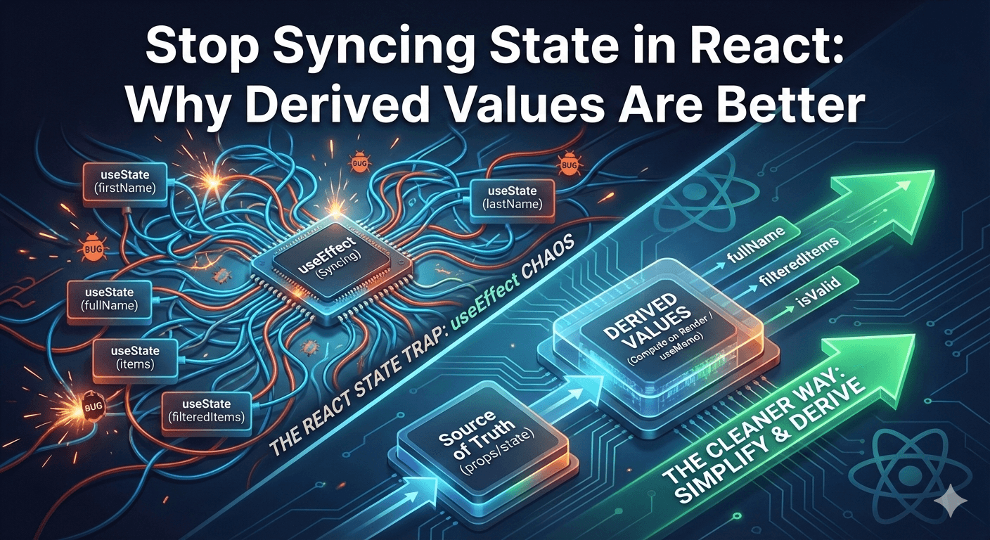 Stop Using useEffect for State Syncing: Common React Anti-Patterns